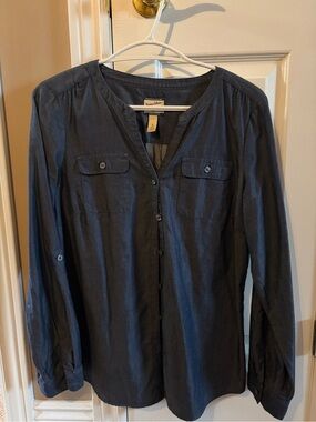 Heritage Bass Denim Button-Front Shirt